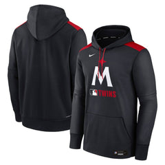 Minnesota Twins Nike Authentic Collection Performance Pullover Hoodie - MLB Hoodies