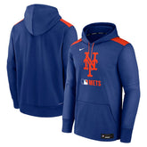 New York Mets Nike Authentic Collection Performance Pullover Hoodie - MLB Hoodies