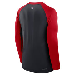 Washington Nationals Nike Authentic Collection Game Time Raglan Dri-FIT Long Sleeve T-Shirt - MLB T-shirts