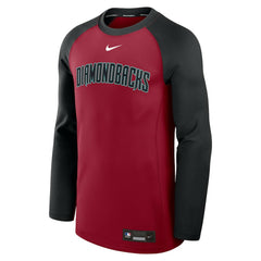 Arizona Diamondbacks Nike Authentic Collection Game Time Raglan Dri-FIT Long Sleeve T-Shirt - MLB T-shirts