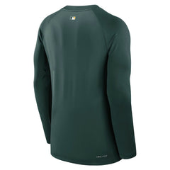 Athletics Nike Authentic Collection Game Time Raglan Dri-FIT Long Sleeve T-Shirt - MLB T-shirts