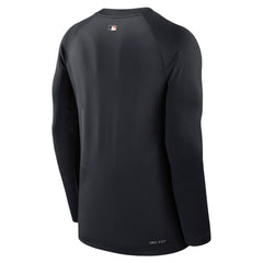 Detroit Tigers Nike Authentic Collection Game Time Raglan Dri-FIT Long Sleeve T-Shirt - MLB T-shirts