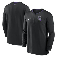 Colorado Rockies Nike Authentic Collection Performance Half-Zip Top - MLB Tops