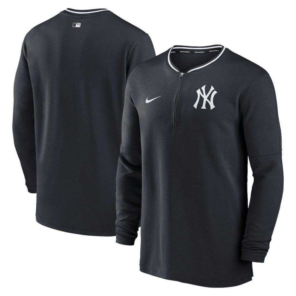 New York Yankees Nike Authentic Collection Performance Half-Zip Top - MLB Tops