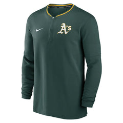 Athletics Nike Authentic Collection Performance Half-Zip Top - MLB Tops