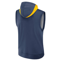 Milwaukee Brewers Nike Authentic Collection Dri-FIT Sleeveless Hoodie - MLB Hoodies