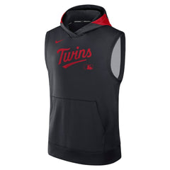 Minnesota Twins Nike Authentic Collection Dri-FIT Sleeveless Hoodie - MLB Hoodies