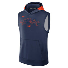 Houston Astros Nike Authentic Collection Dri-FIT Sleeveless Hoodie - MLB Hoodies