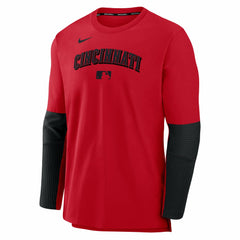 Cincinnati Reds Nike Authentic Collection Player Dri-FIT Lightweight Pullover - MLB Pullover