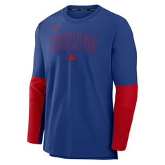 Chicago Cubs Nike Authentic Collection Player Dri-FIT Lightweight Pullover - MLB Pullover