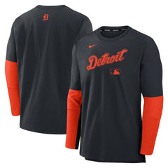 Detroit Tigers Nike Authentic Collection Player Dri-FIT Lightweight Pullover - MLB Pullover