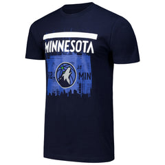 Navy Minnesota Timberwolves Stadium Essentials Unisex Breakdown T-Shirt | NBA