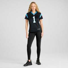 Carolina Panthers Number 1 Bride Women's Game Jersey | NFL Online