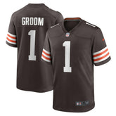 Cleveland Browns Number 1 Groom Game Jersey | NFL Near me