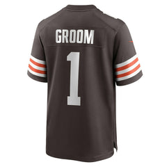 Cleveland Browns Number 1 Groom Game Jersey | NFL Near me