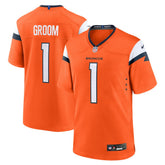 Denver Broncos Number 1 Groom Game Jersey | NFL Outlet
