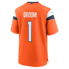 Denver Broncos Number 1 Groom Game Jersey | NFL Outlet