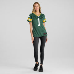 Green Bay Packers Number 1 Bride Women's Game Jersey | NFL US