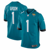 Jacksonville Jaguars Number 1 Groom Game Jersey | NFL Discount