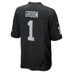 Las Vegas Raiders Number 1 Groom Game Jersey | NFL Discount