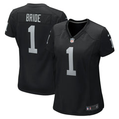 Las Vegas Raiders Number 1 Bride Women's Game Jersey | NFL Online