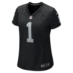 Las Vegas Raiders Number 1 Bride Women's Game Jersey | NFL Online