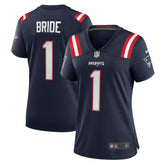 New England Patriots Number 1 Bride Women's Game Jersey | NFL On sale