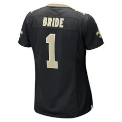 New Orleans Saints Number 1 Bride Women's Game Jersey | NFL Discount