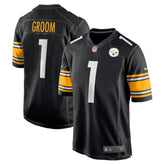 Pittsburgh Steelers Number 1 Groom Game Jersey | NFL Discount