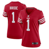 San Francisco 49ers Number 1 Bride Women's Game Jersey | NFL On sale