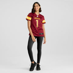 Washington Commanders Number 1 Bride Women's Game Jersey | NFL Online