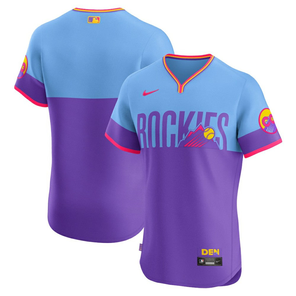 Colorado Rockies Nike 2025 City Connect Elite Jersey - MLB Jerseys
