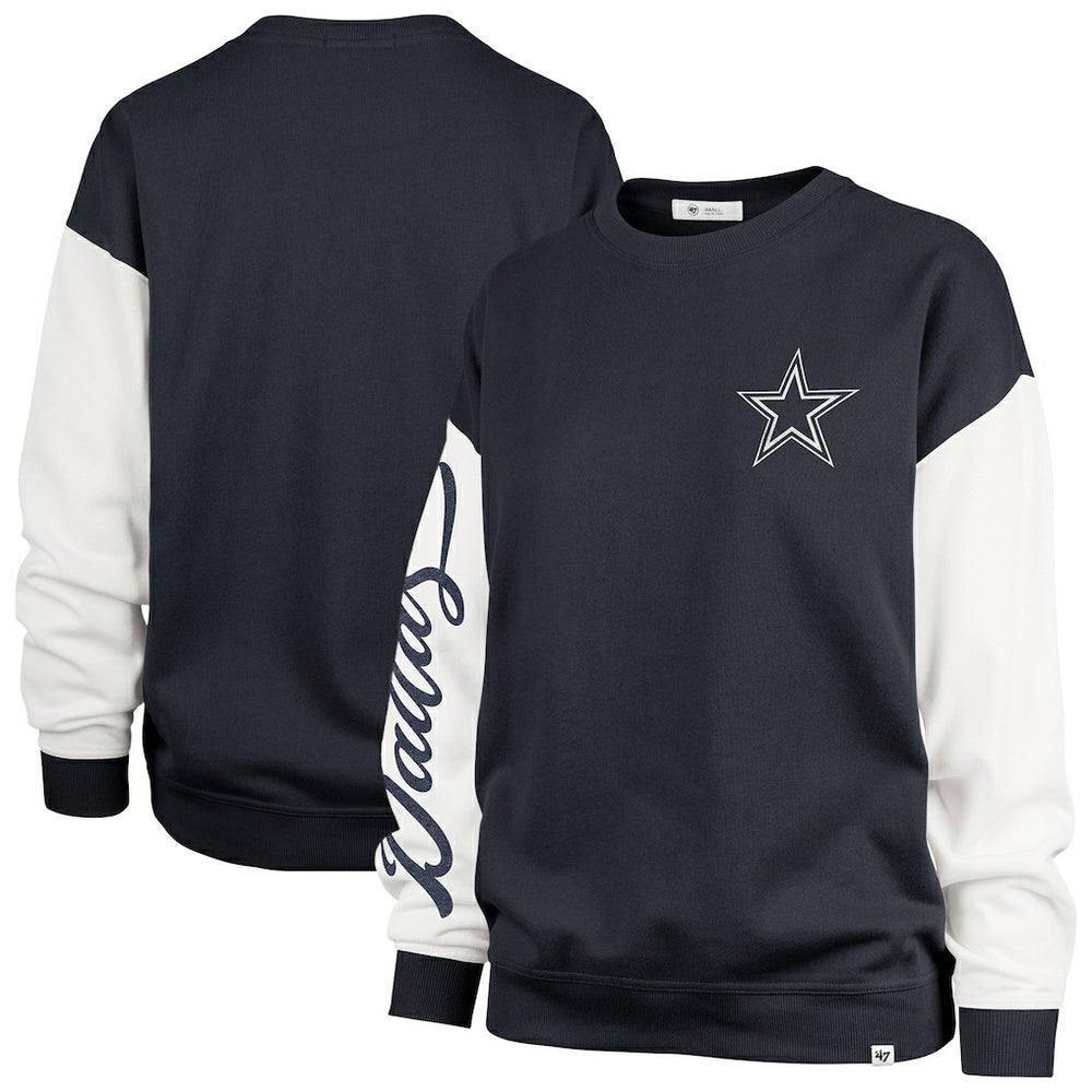 Dallas Cowboys '47 Women's Double Header Rise Andie Pullover Sweatshirt | NFL On sale