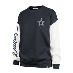Dallas Cowboys '47 Women's Double Header Rise Andie Pullover Sweatshirt | NFL On sale