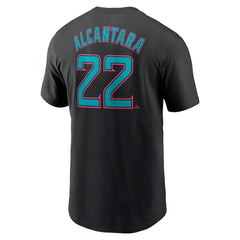 Sandy Alcantara Miami Marlins Nike 2025 City Connect Fuse Name & Number T-Shirt - MLB T-shirts