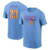 Kris Bryant Colorado Rockies Nike 2025 City Connect Fuse Name & Number T-Shirt - MLB T-shirts
