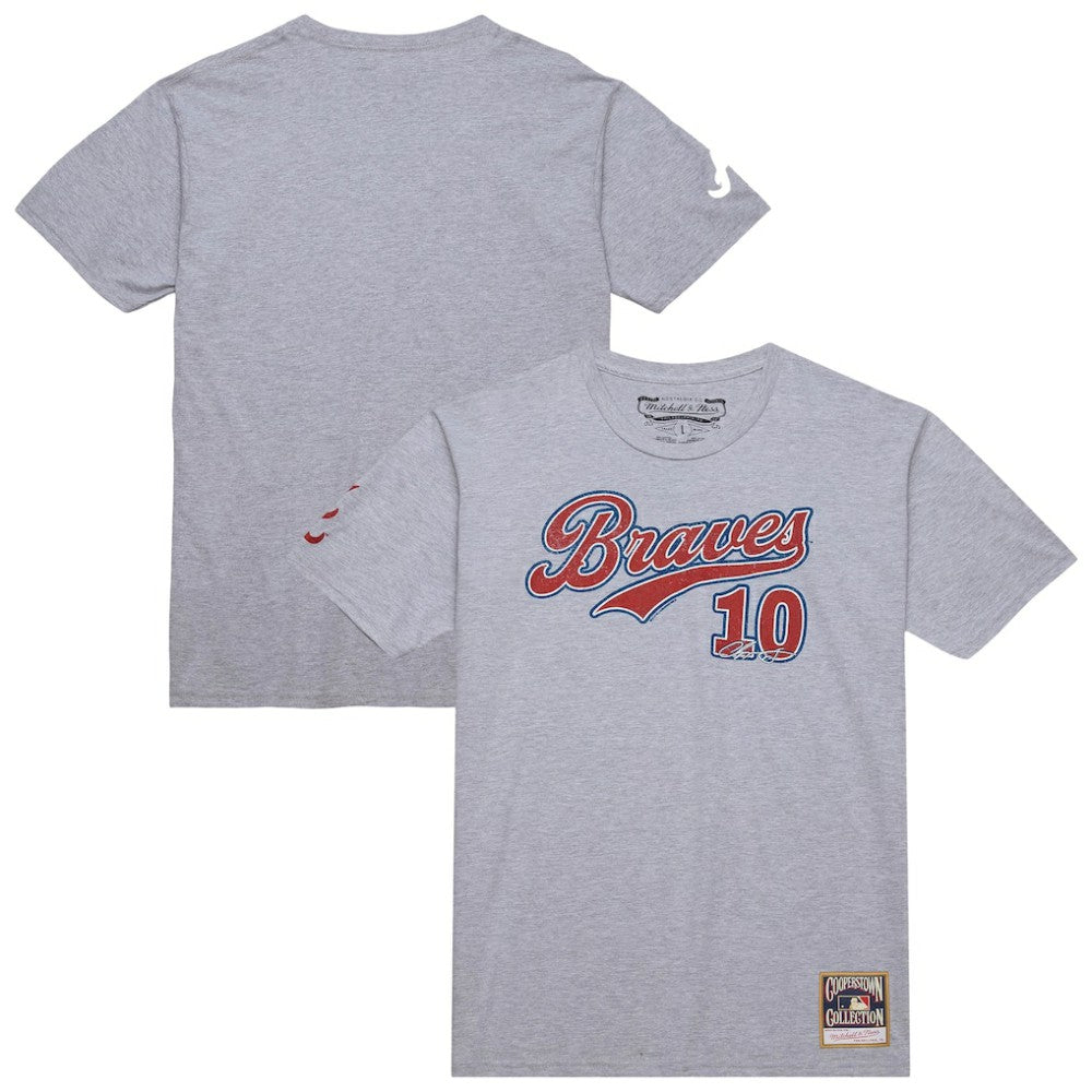 Chipper Jones Atlanta Braves Mitchell & Ness Cooperstown Collection Player T-Shirt - MLB T-shirts