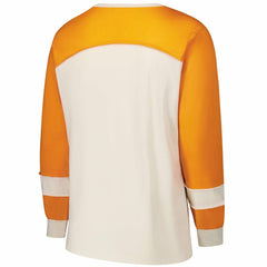 Miami Dolphins '47 Women's Plus Size Double Header Curve Toni Long Sleeve T-Shirt | NFL Sale