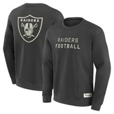 Las Vegas Raiders Elements Future Ground Lettering Pullover Sweatshirt | NFL Online