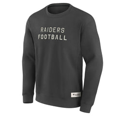 Las Vegas Raiders Elements Future Ground Lettering Pullover Sweatshirt | NFL Online