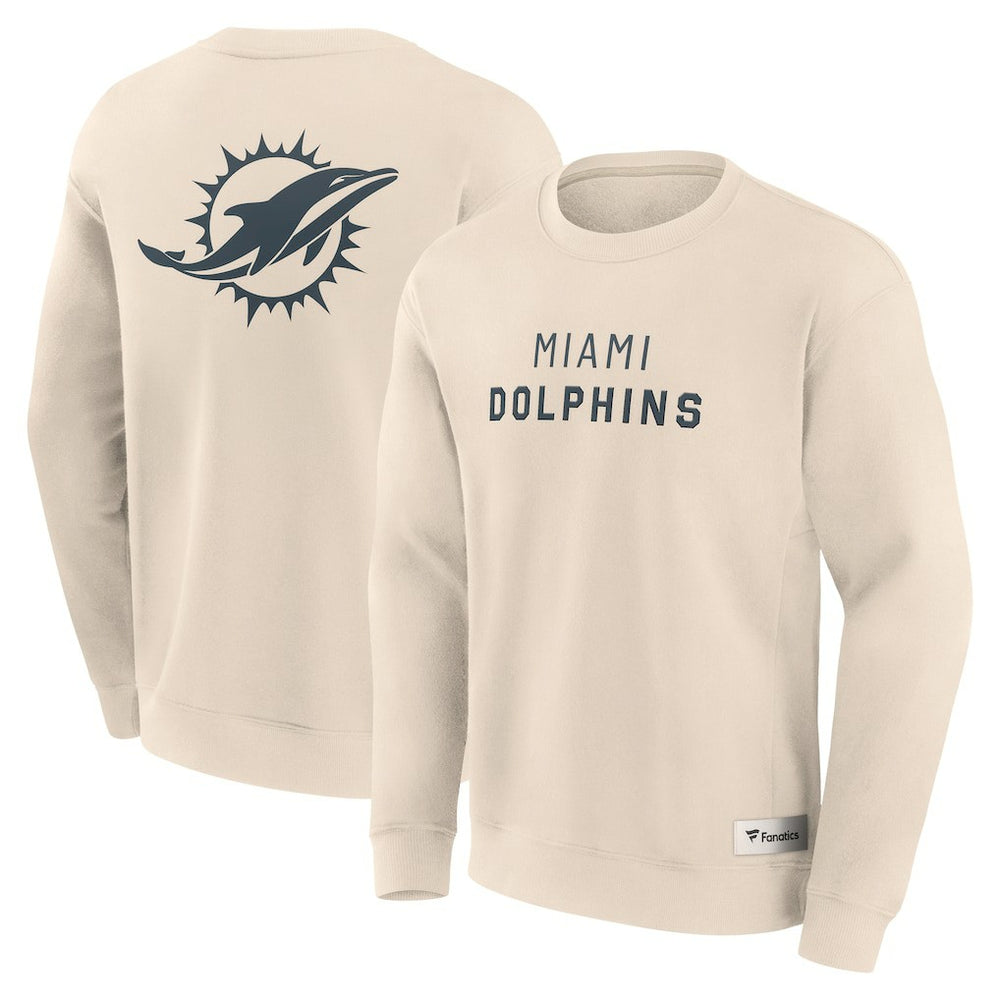 Miami Dolphins Elements Future Ground Lettering Pullover Sweatshirt | NFL Outlet