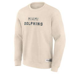 Miami Dolphins Elements Future Ground Lettering Pullover Sweatshirt | NFL Outlet