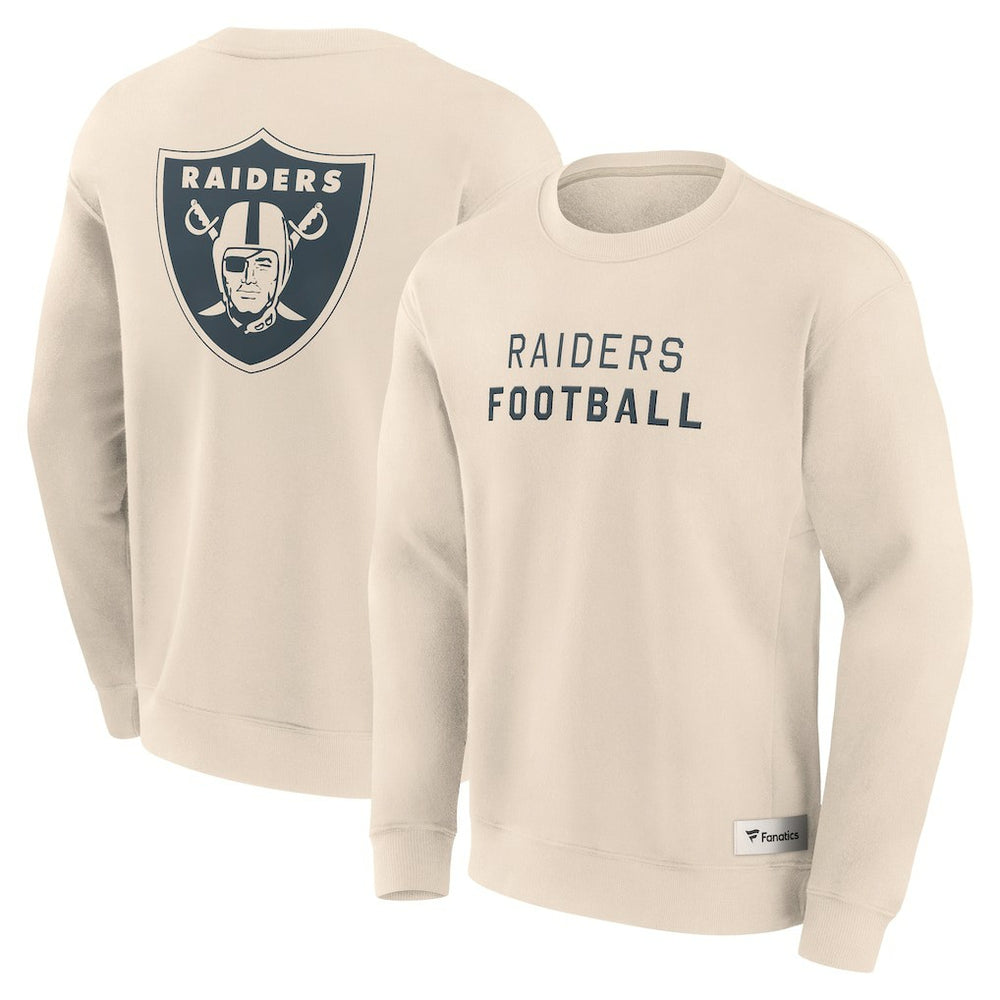 Las Vegas Raiders Elements Future Ground Lettering Pullover Sweatshirt | NFL Online
