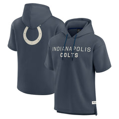 Indianapolis Colts Elements Future Ground Lettering Short Sleeve Pullover Hoodie | NFL Discount