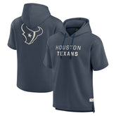 Houston Texans Elements Future Ground Lettering Short Sleeve Pullover Hoodie | NFL Outlet