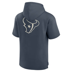 Houston Texans Elements Future Ground Lettering Short Sleeve Pullover Hoodie | NFL Outlet