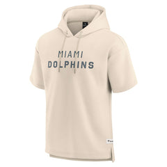 Miami Dolphins Elements Future Ground Lettering Short Sleeve Pullover Hoodie | NFL Near me