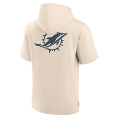 Miami Dolphins Elements Future Ground Lettering Short Sleeve Pullover Hoodie | NFL Near me