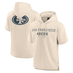 San Francisco 49ers Elements Future Ground Lettering Short Sleeve Pullover Hoodie | NFL Outlet