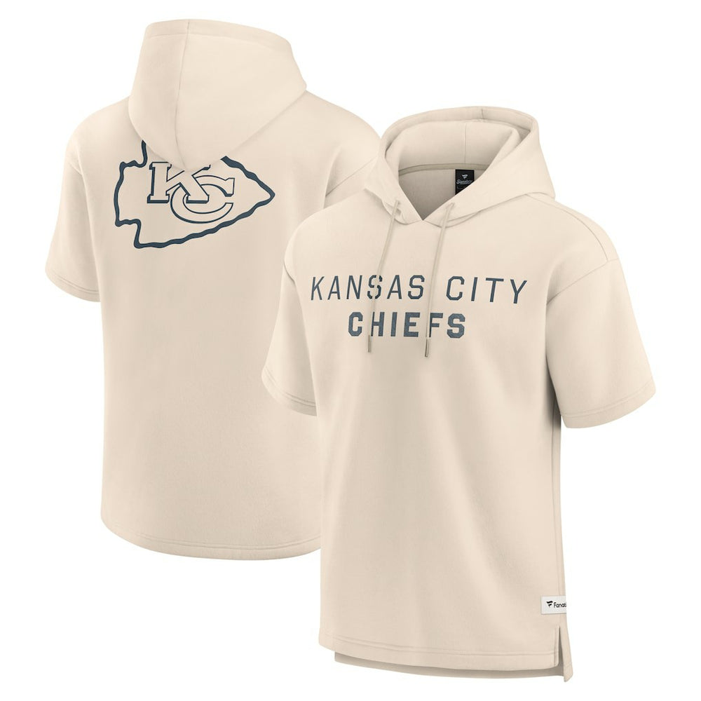 Kansas City Chiefs Elements Future Ground Lettering Short Sleeve Pullover Hoodie | NFL On sale